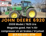 2009 John Deere 6920 | T.G Hendriks boerdery