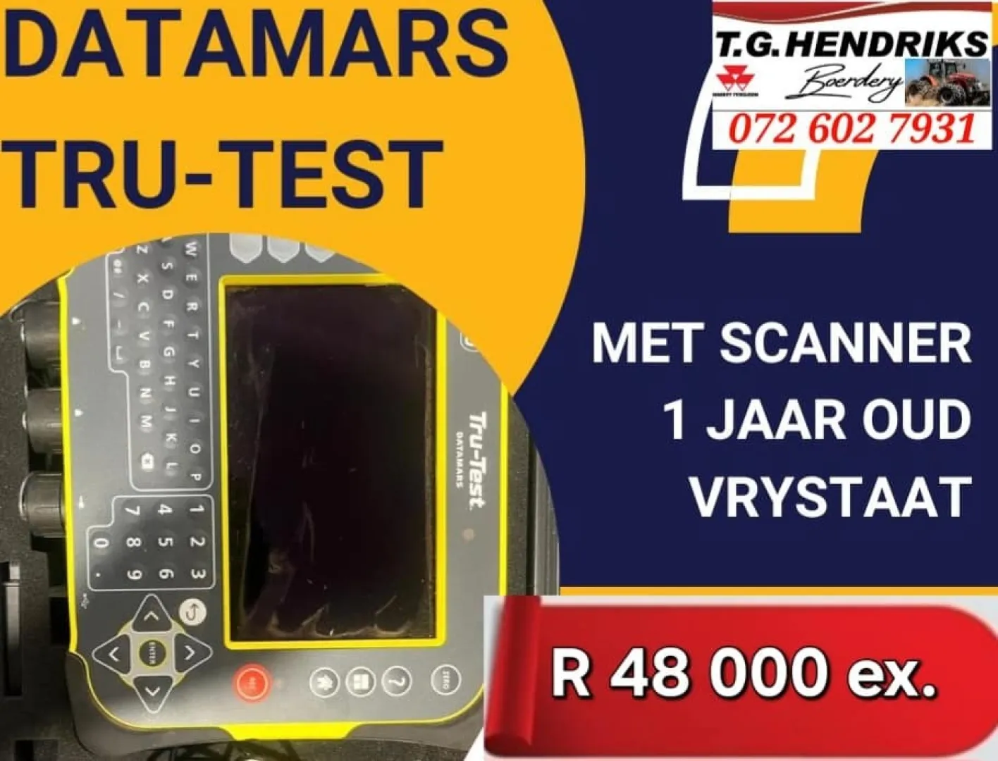 Datamars tru-test | T.G Hendriks boerdery