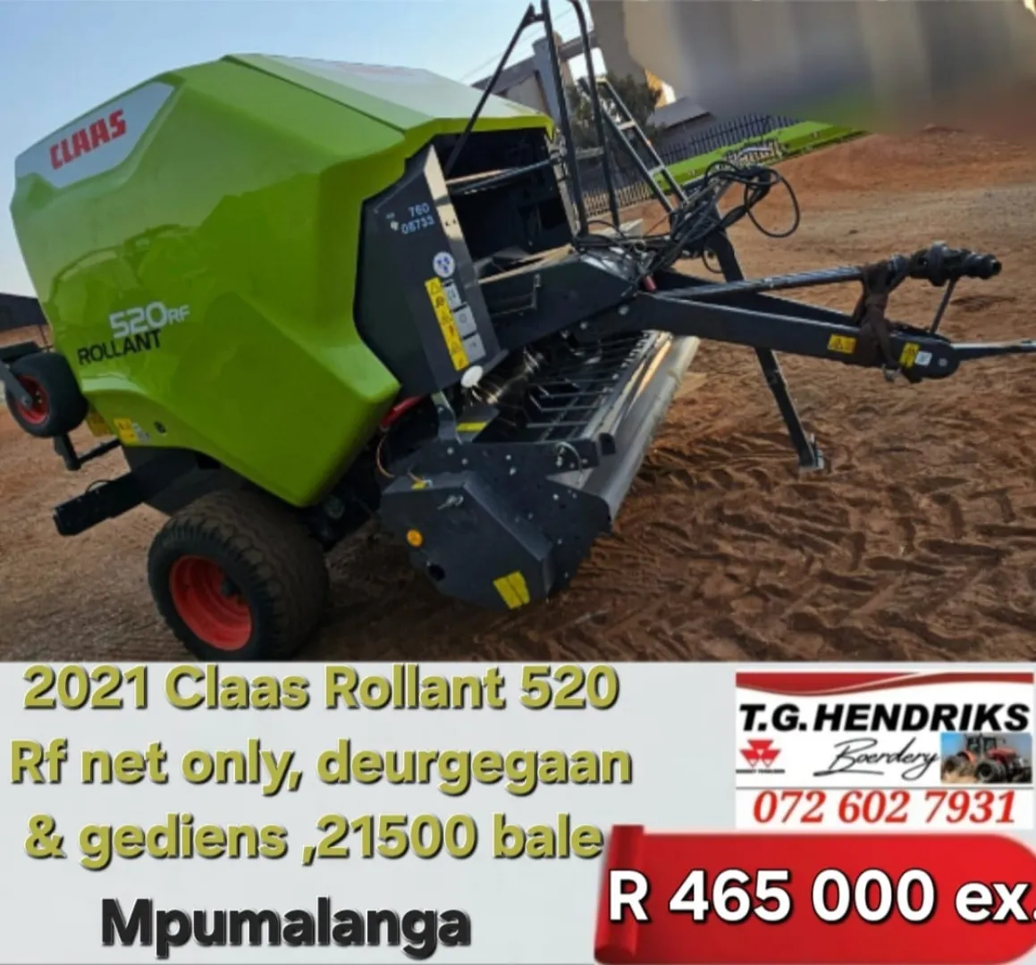 2021 Claas Rollant 520 | T.G Hendriks boerdery