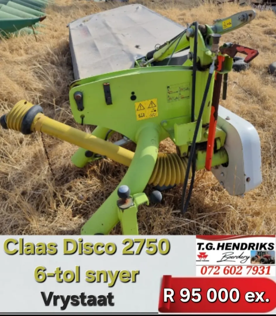Claas Disco 2750 | T.G Hendriks boerdery