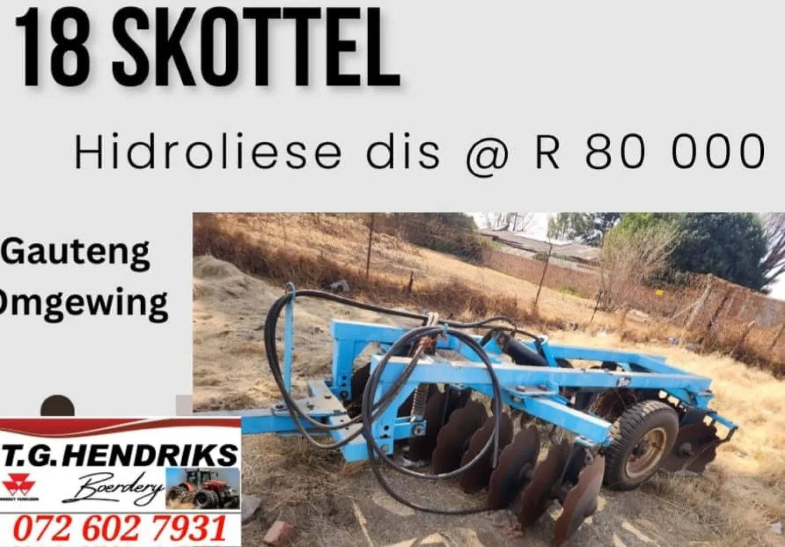 18 Skottel | T.G Hendriks boerdery