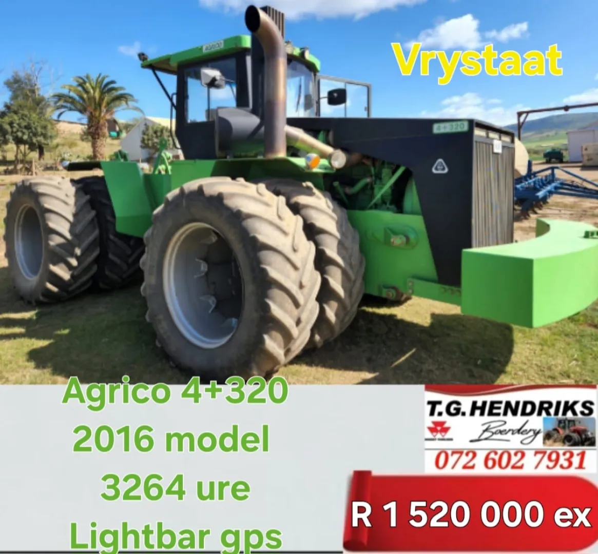 Agrico 4 + 320 2016 model | T.G. Hendriks Boerdery