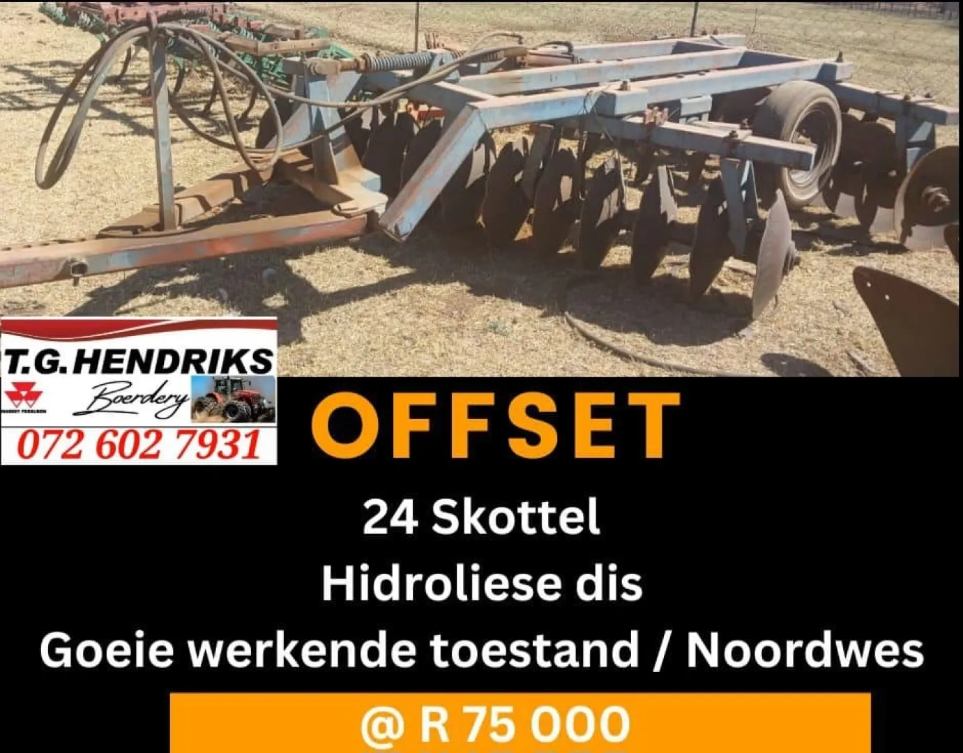 Offset 24 Skottel | T.G. Hendriks Boerdery