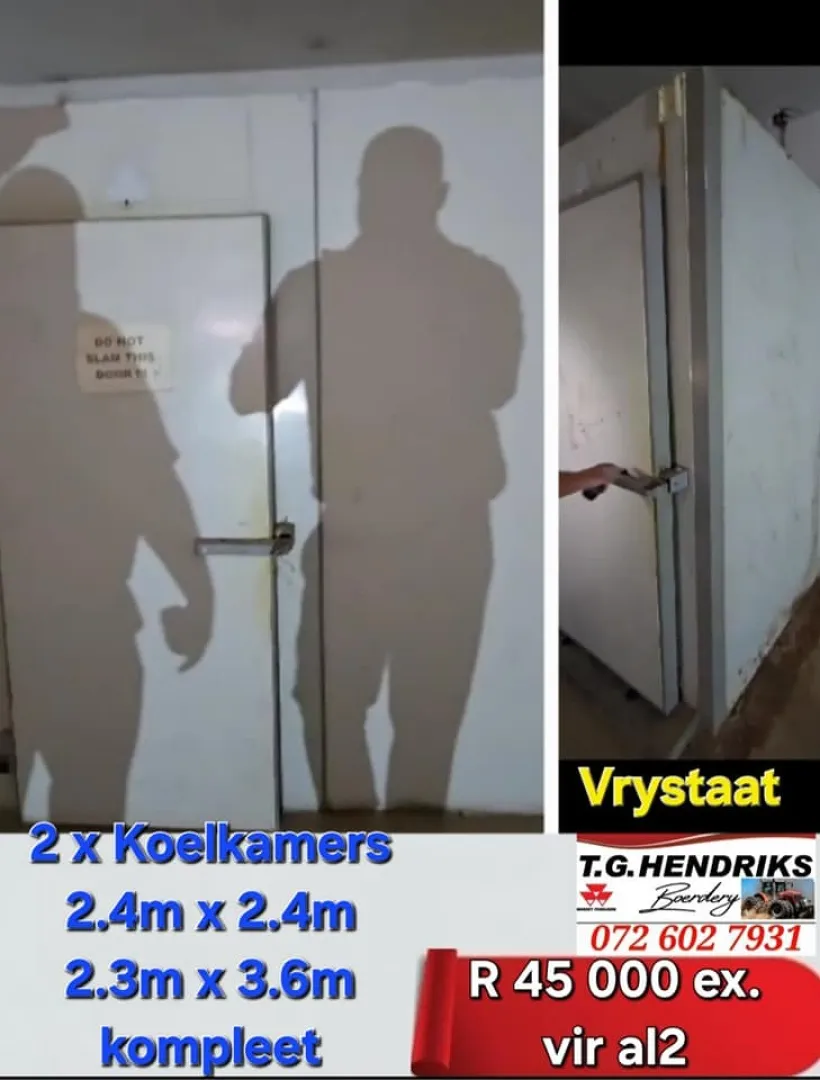 2 x Koelkamers | T.G. Hendriks Boerdery