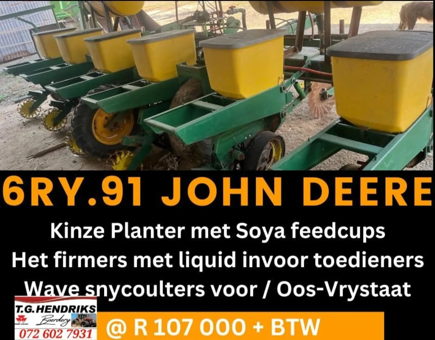John Deere 6ry .91 | T.G. Hendriks Boerdery