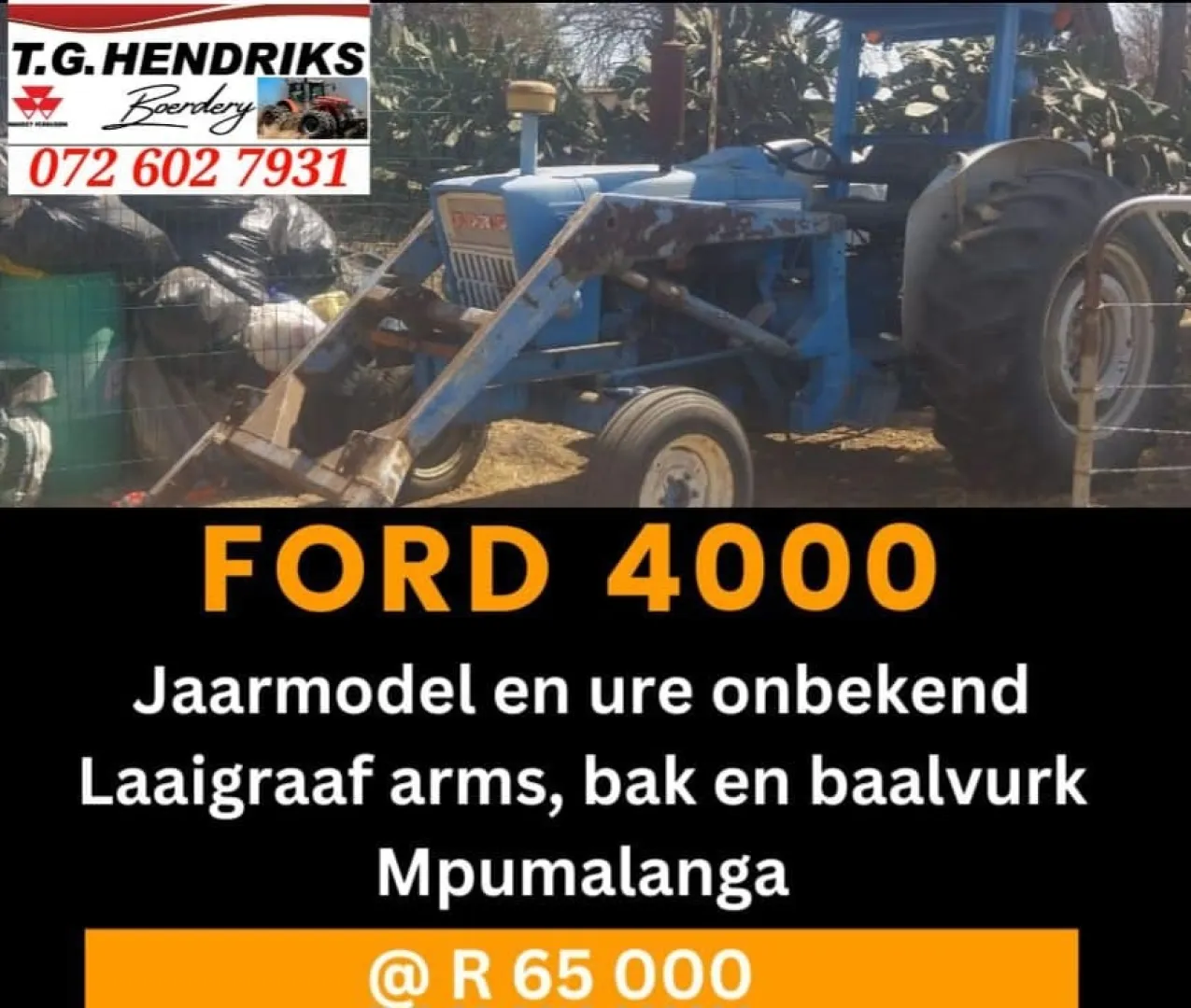 Ford 4000 | T.G. Hendriks Boerdery
