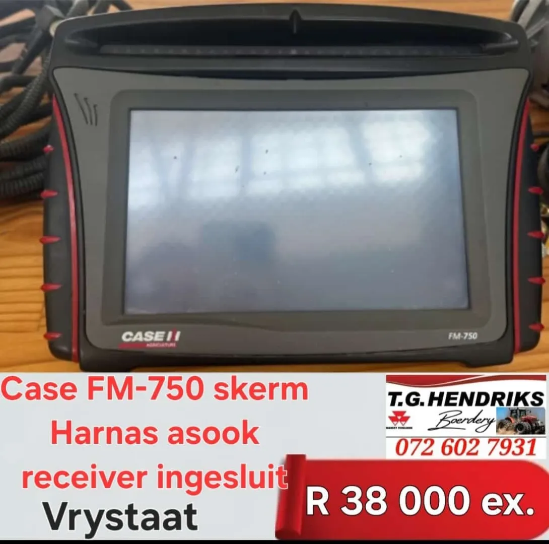 Case FM-750 skerm | T.G. Hendriks Boerdery