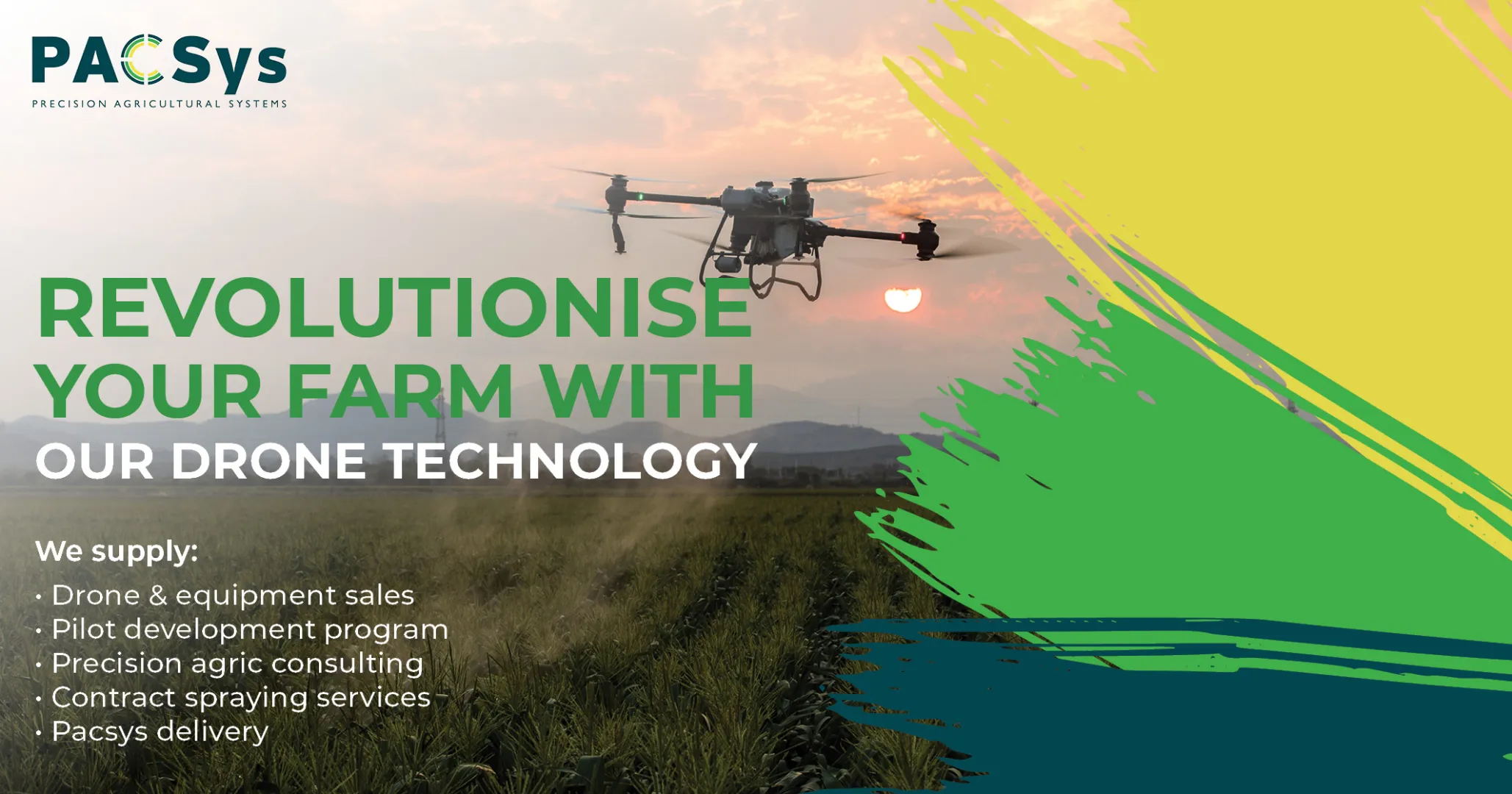 Revolutionize your farm with our drone technology | PACSys