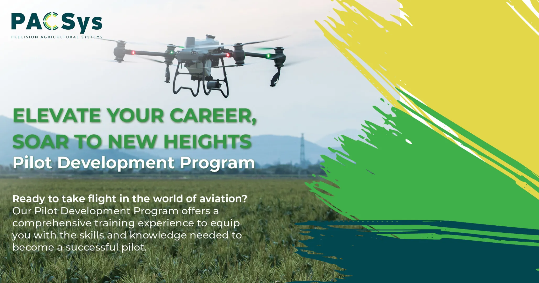 Elevate your career, soar to new heights | Pilot development program | PACSys