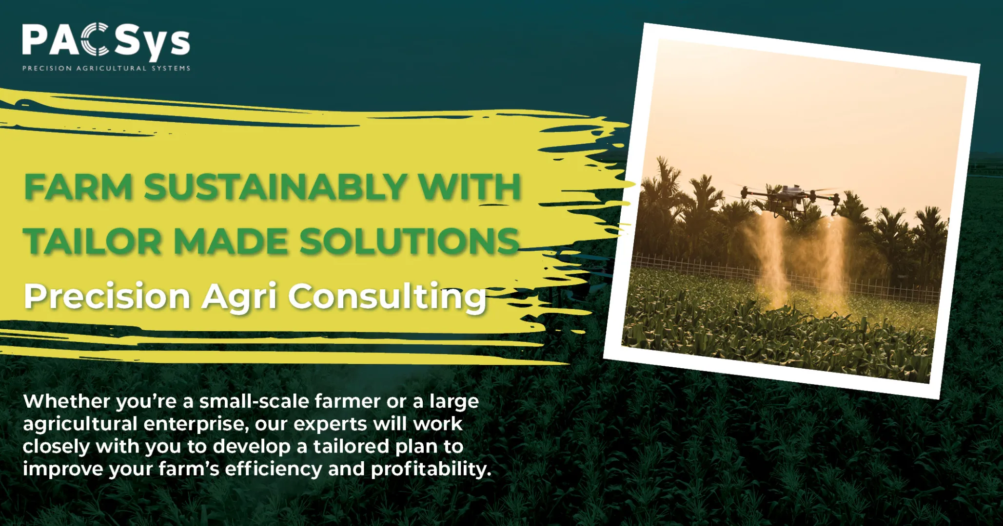 Farm sustainability with tailor made solutions | PACSys