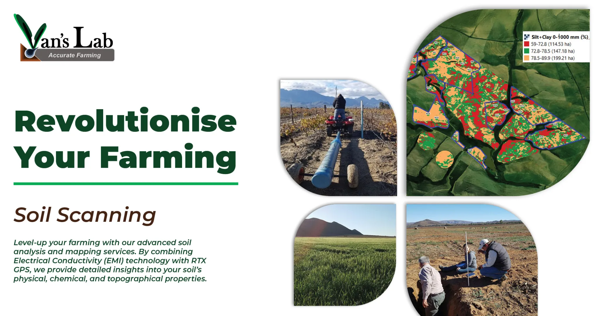 Revolutionise your farming | Soil scanning | Van's Lab