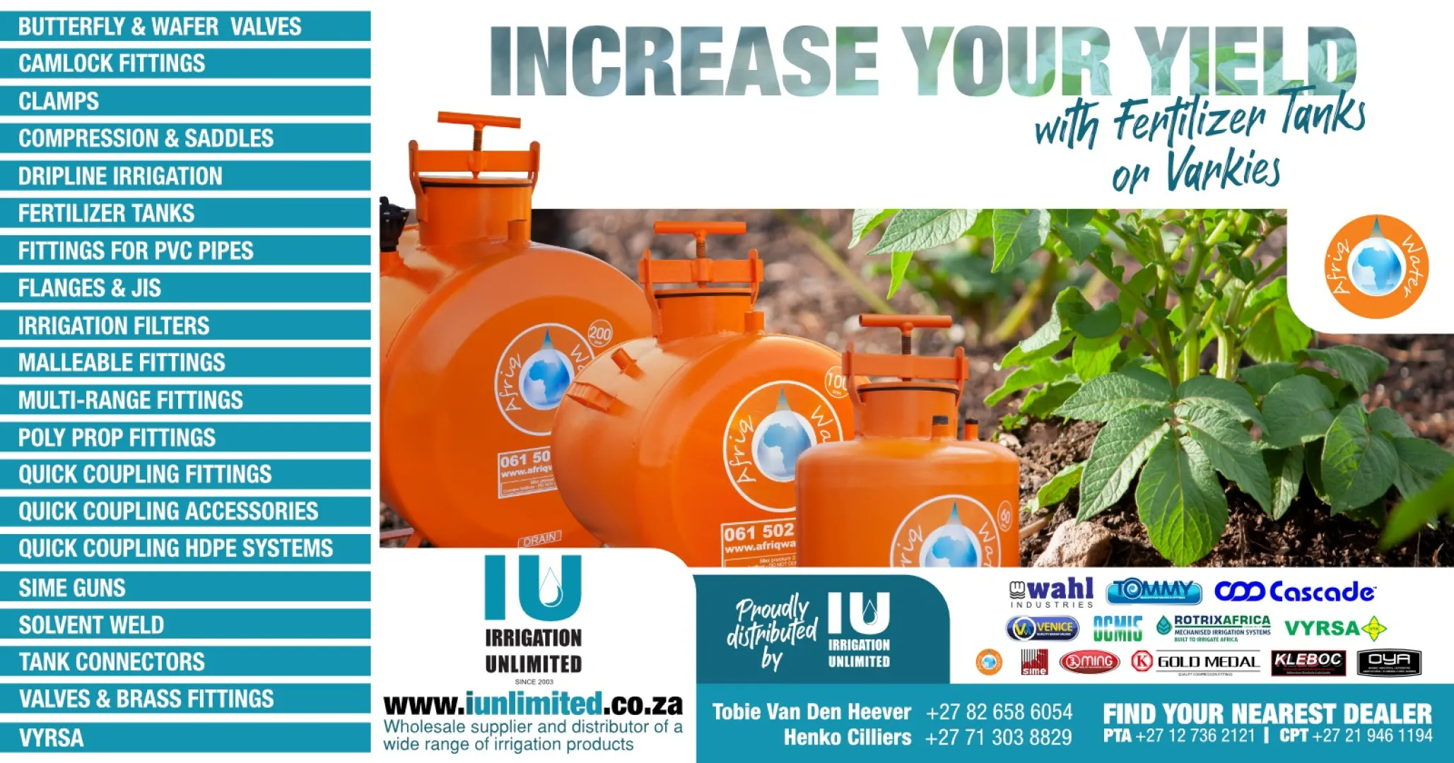 Fertiliser tanks | Irrigation Unlimited