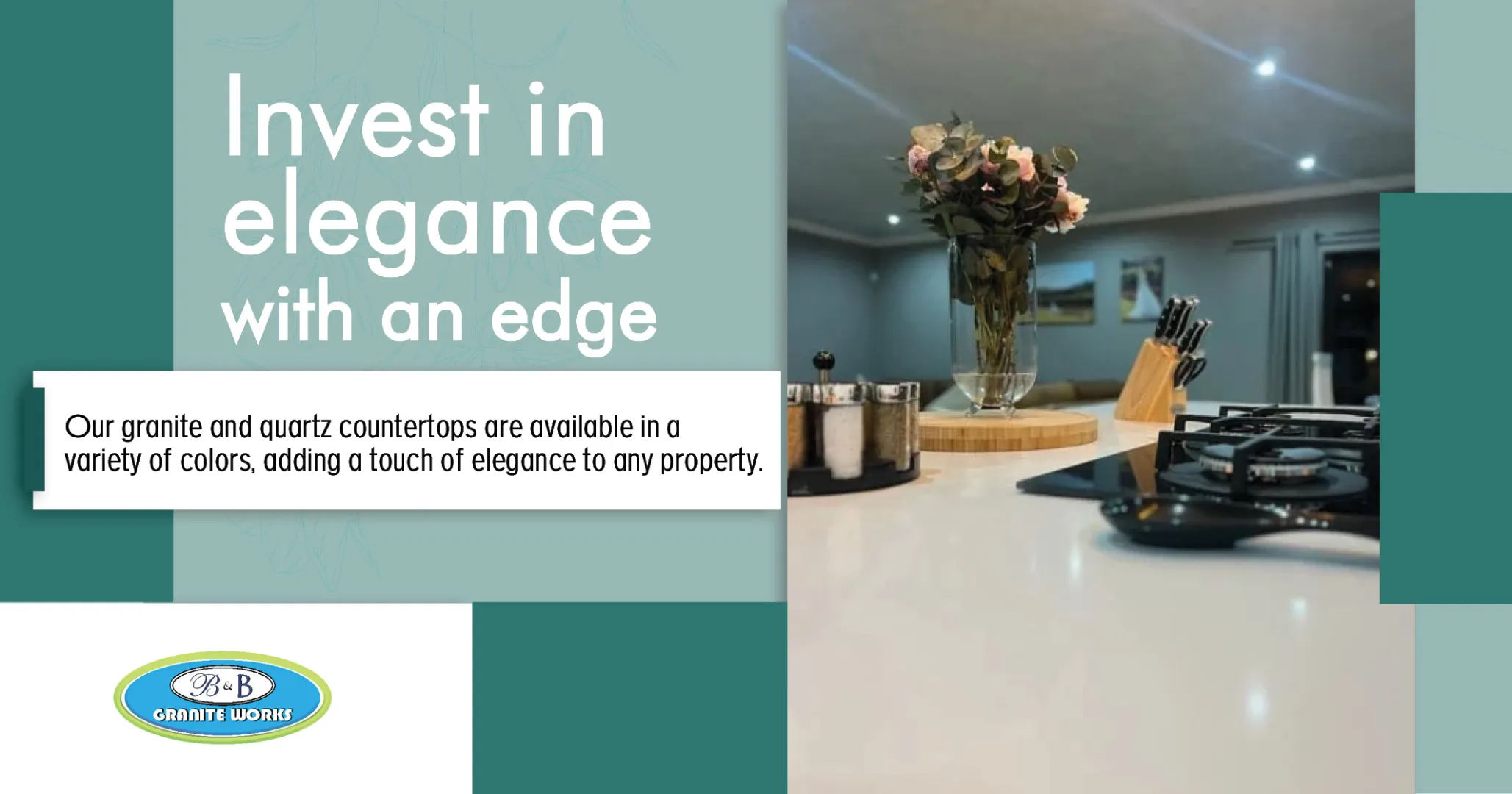 Invest in elegance with an edge! | B&amp;B Granite Works