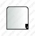 FRONT UPPER | HITACHI MINI EX DASH-6 (2019-) | Cabglass