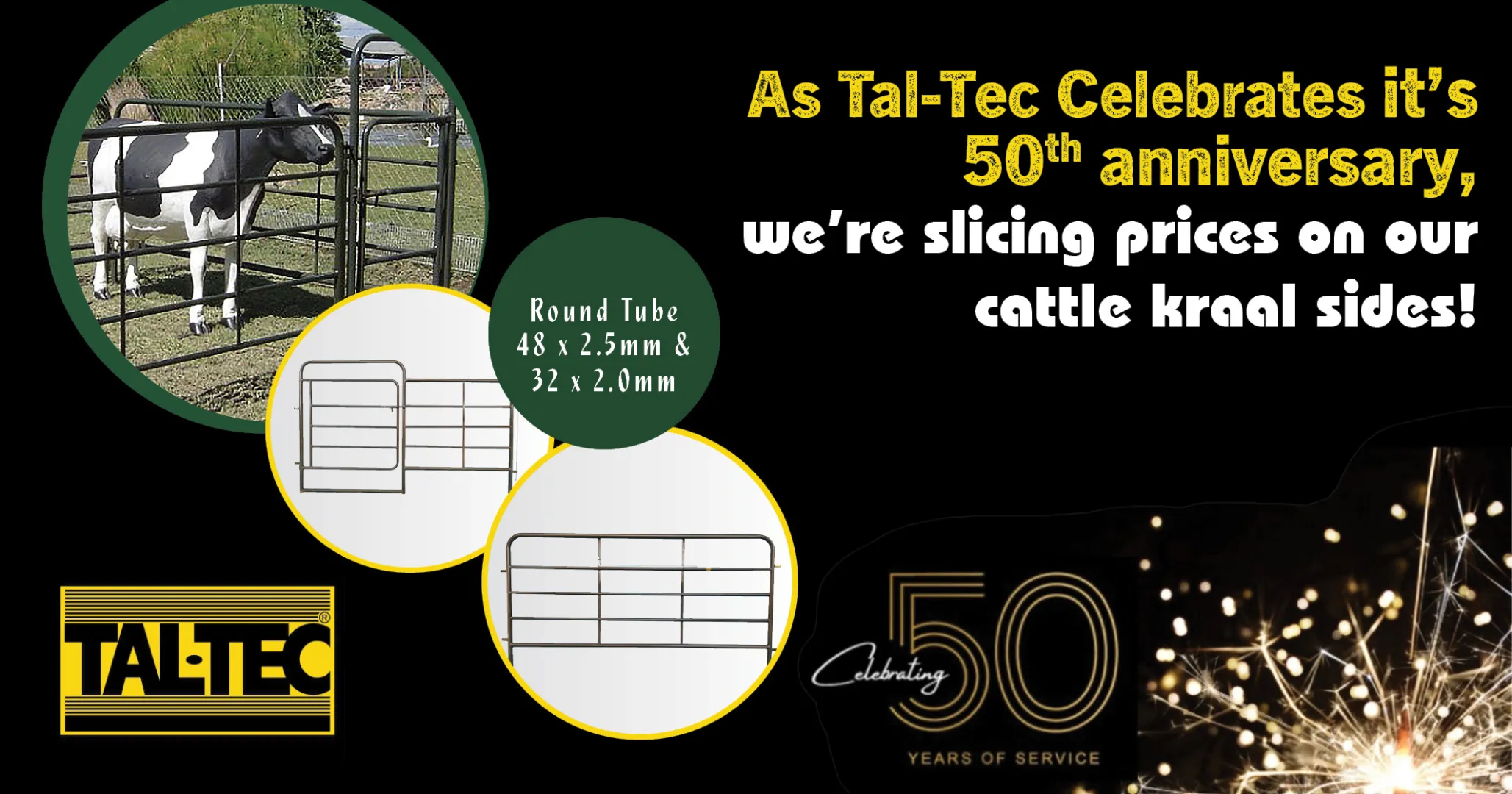 We're slicing prices on our cattle kraal prices | Tal-Tec
