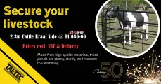 Secure your livestock with 2.3m cattle kraal side | Tal-Tec