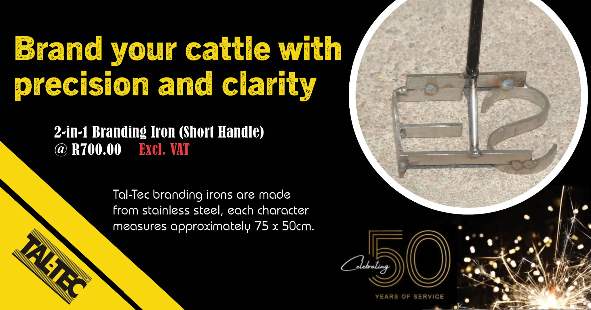 Brand your cattle with precision and clarity | Tal-Tec