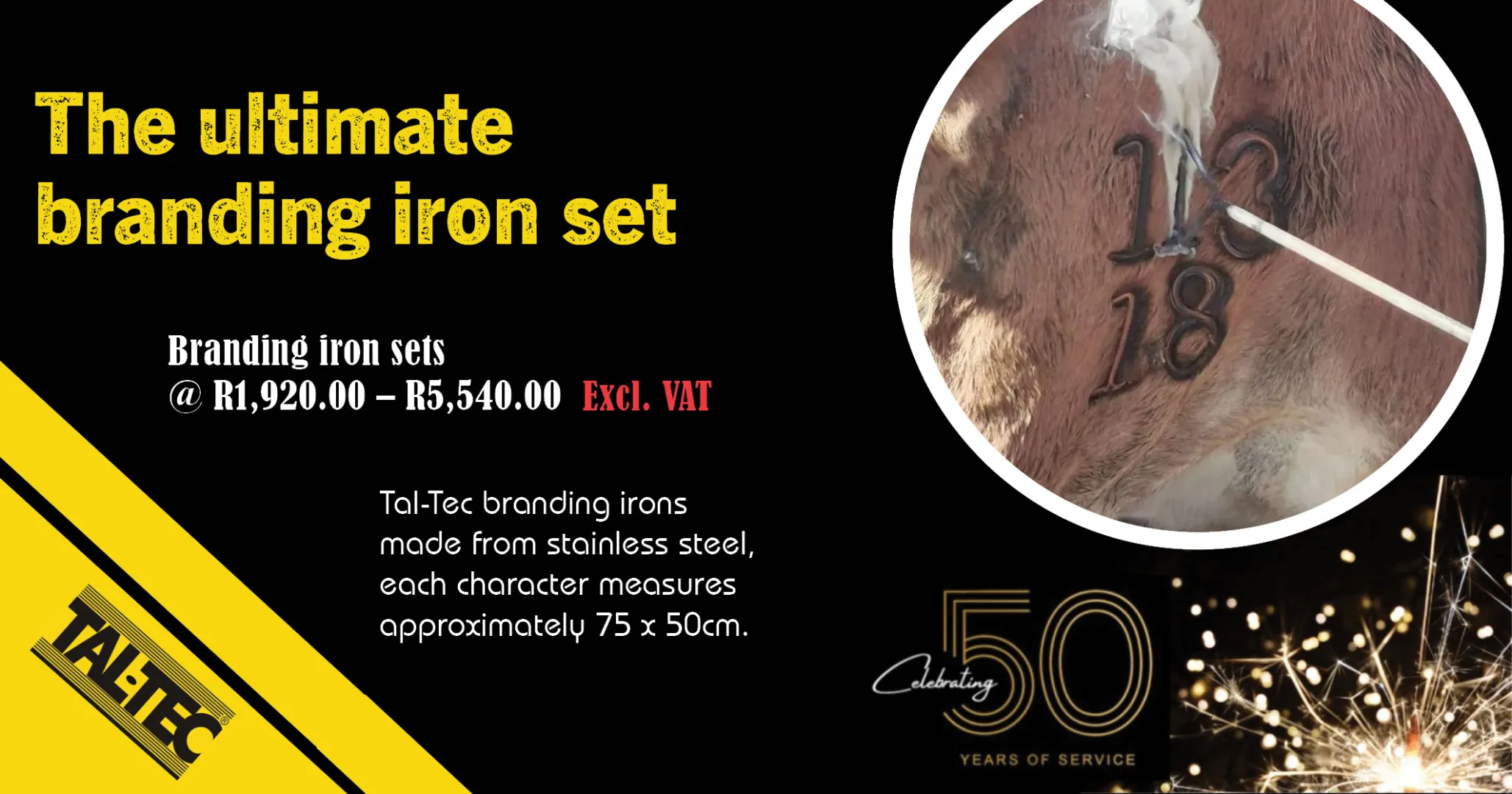 The ultimate branding iron set | Tal-Tec