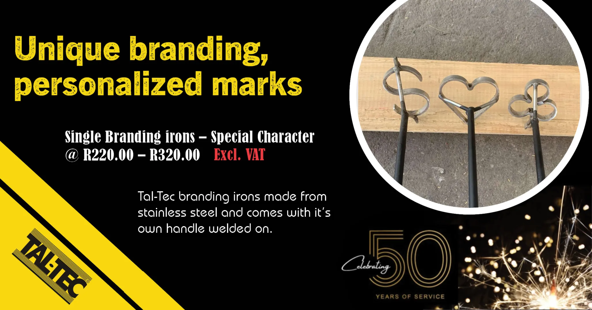 Unique branding, personalized marks | Tal-Tec