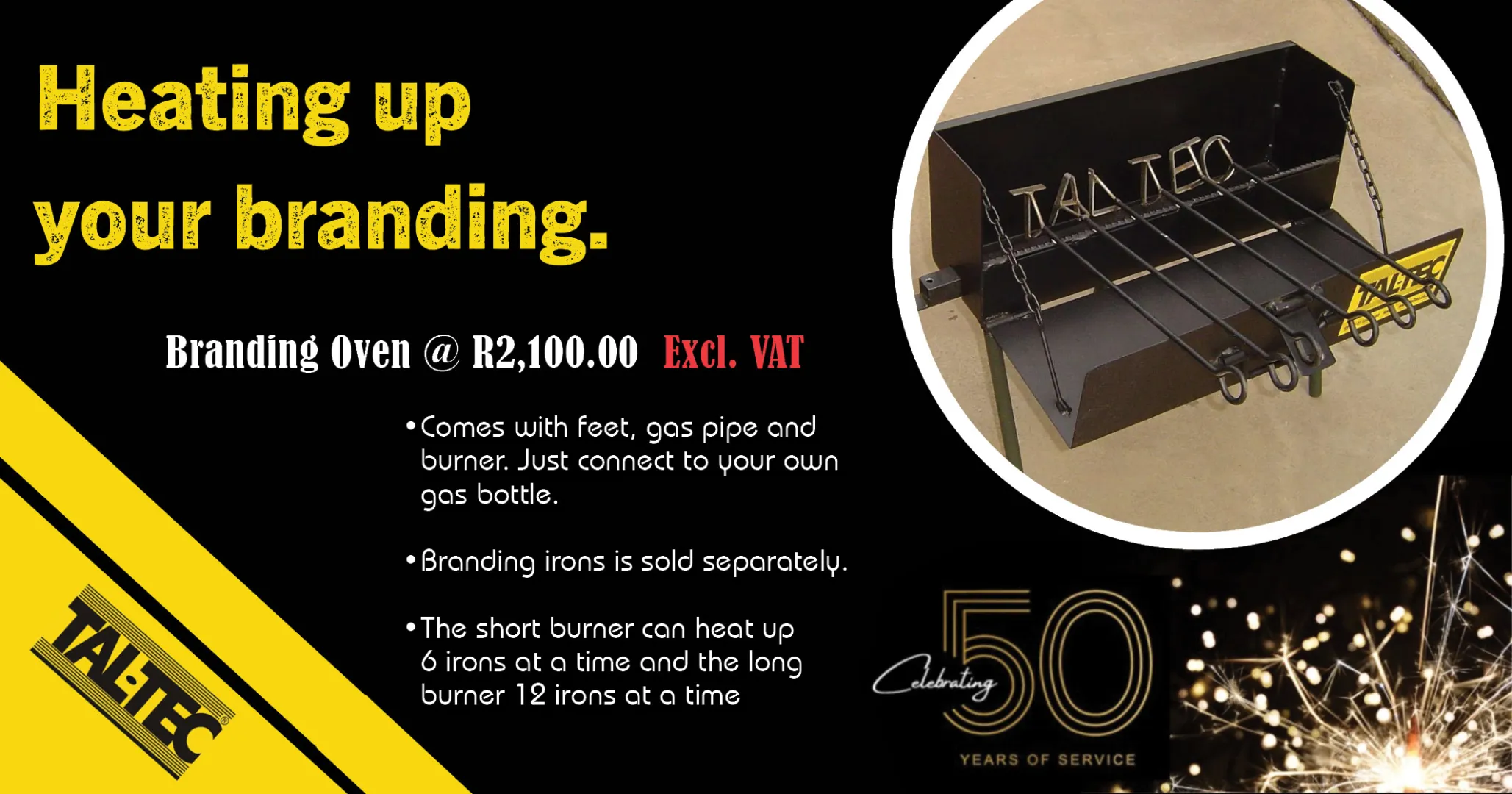 Heating up your branding | Branding Oven | Tal-Tec