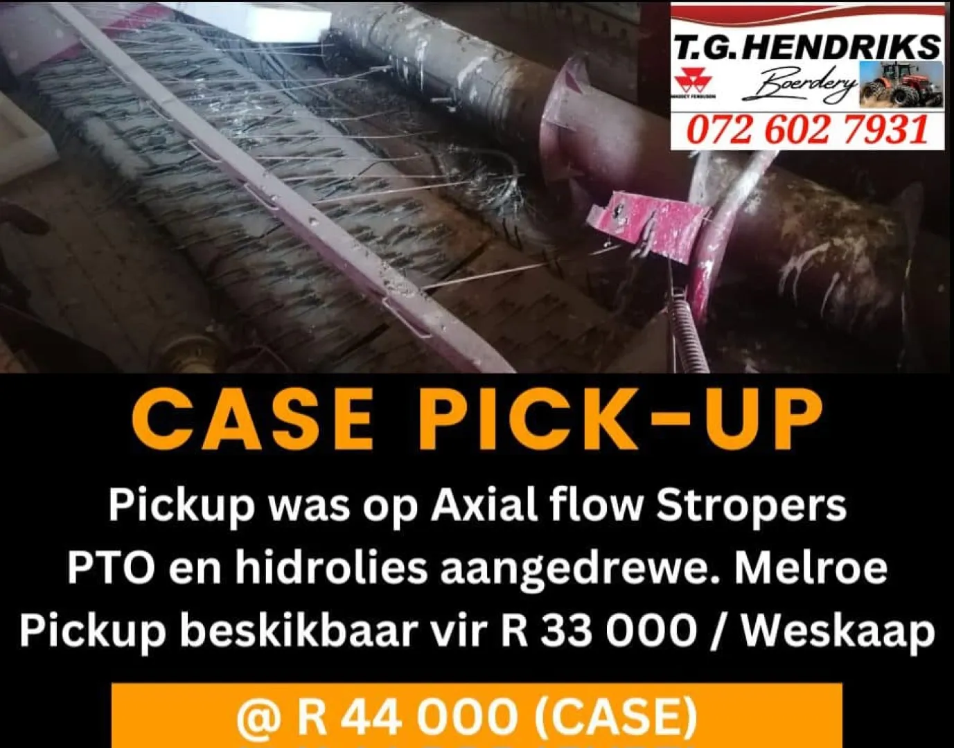 Case pick-up | T.G. Hendriks
