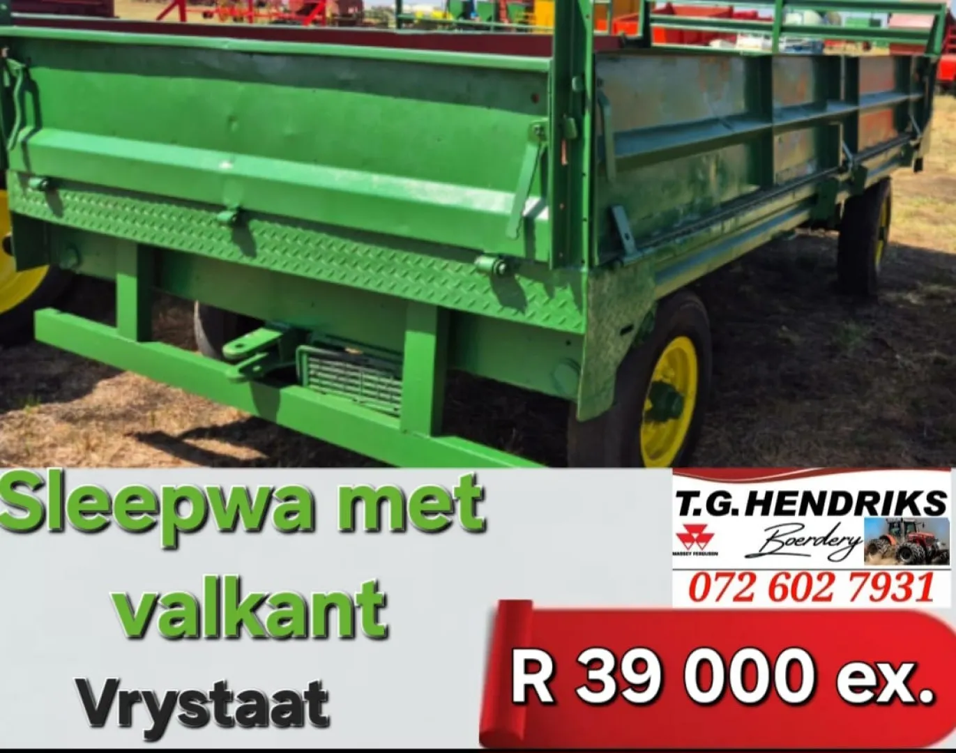 Sleepwa met valkante | T.G. Hendriks