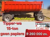 Tipper-wa 15-Ton | T.G. Hendriks