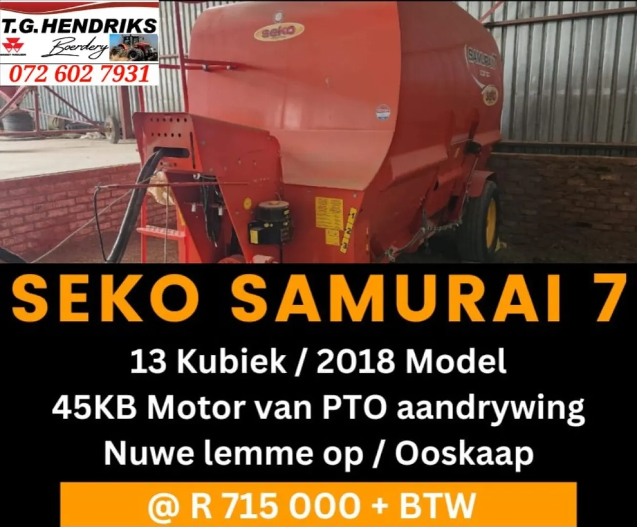 Seko Samurai 7 | T.G. Hendriks