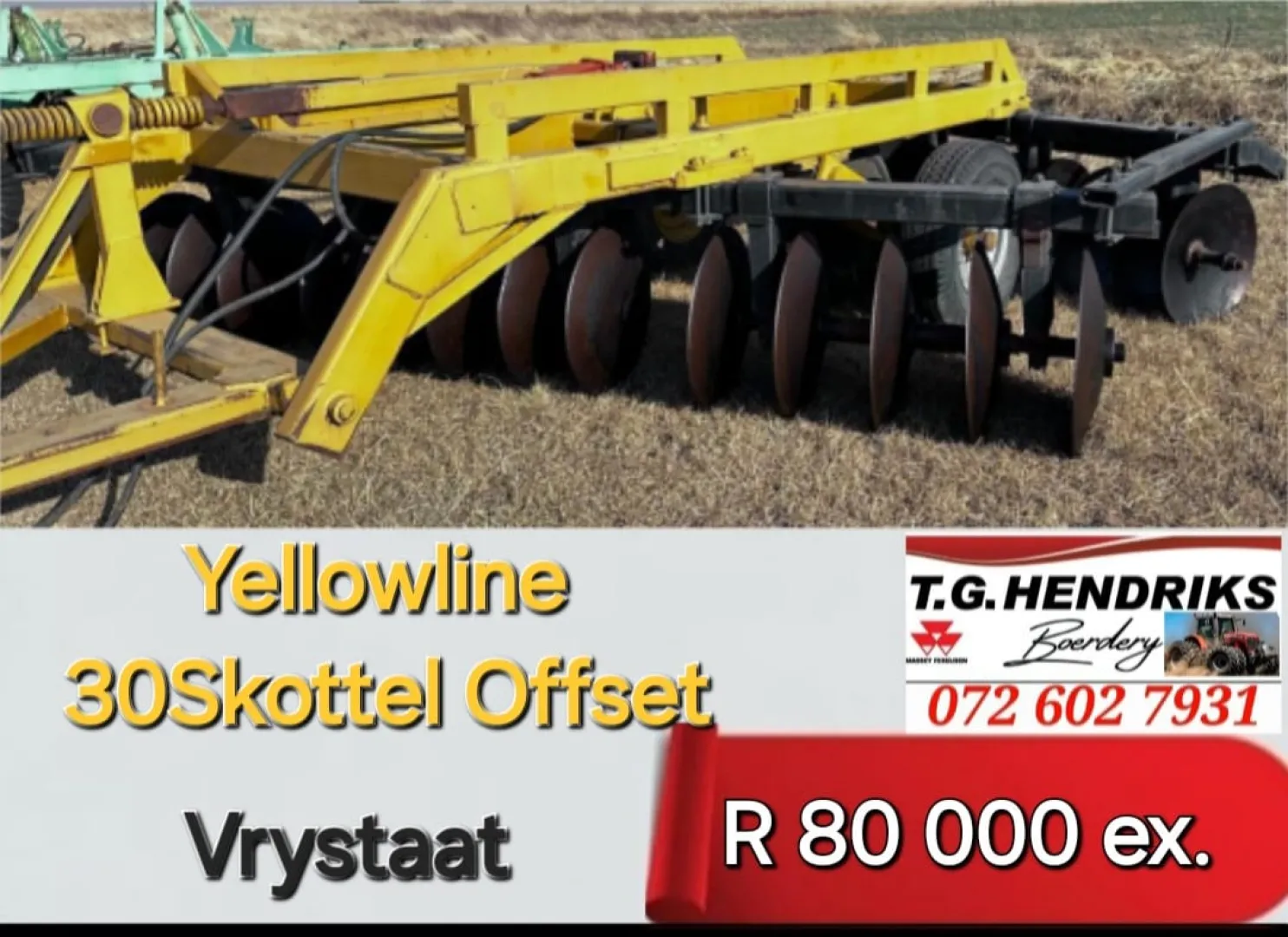 Yellowline 30-skottel offset | T.G. Hendriks