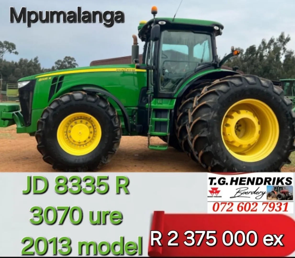 John Deere 8335 R | T.G. Hendriks