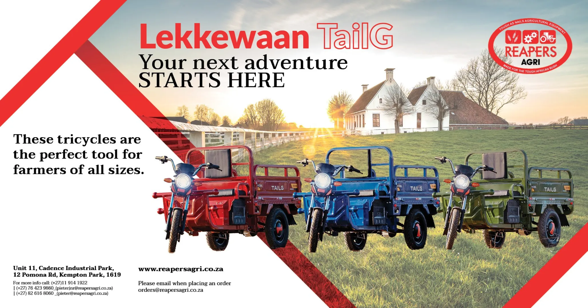 Lekkewaan TailG | Reapers Agri