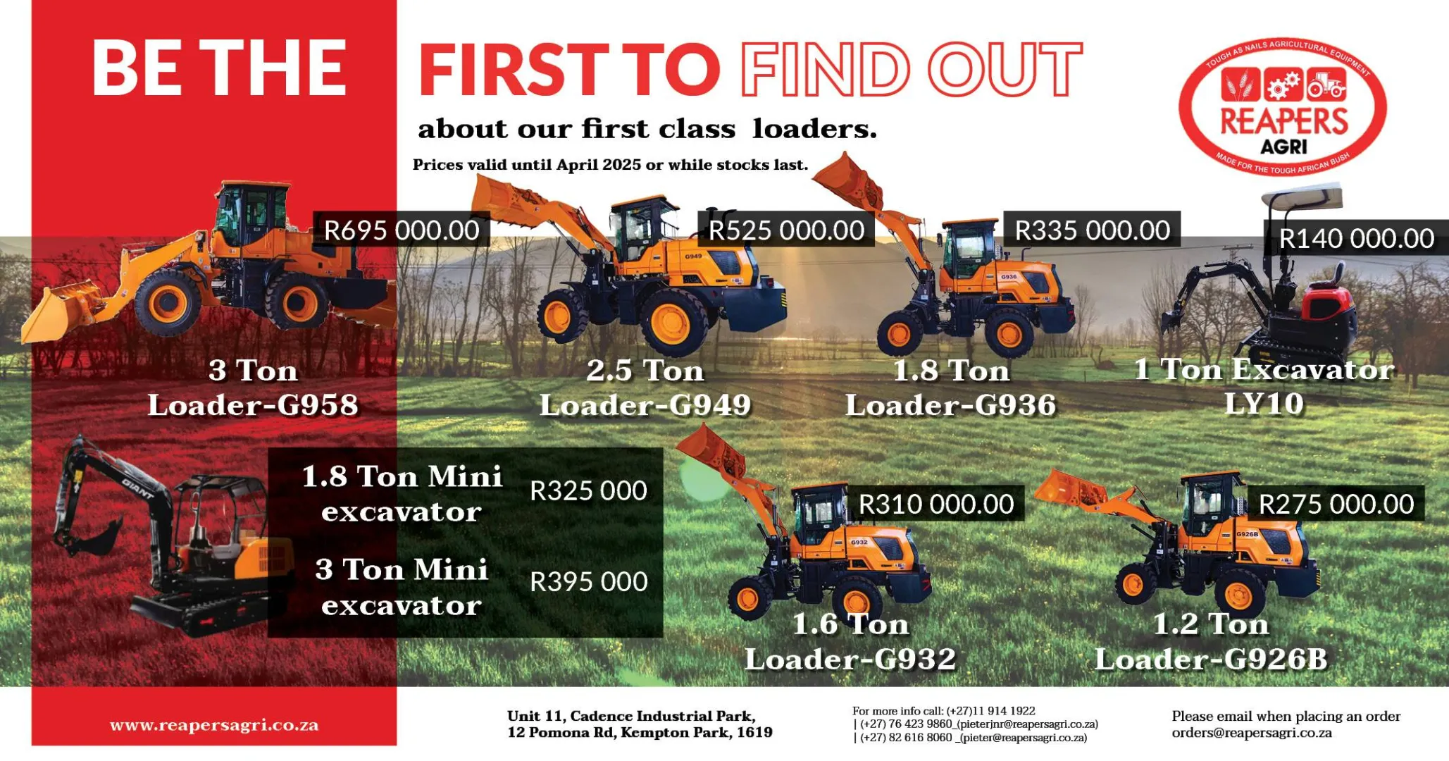 Make light work of heavy loads | Loaders |  Reapers Agri