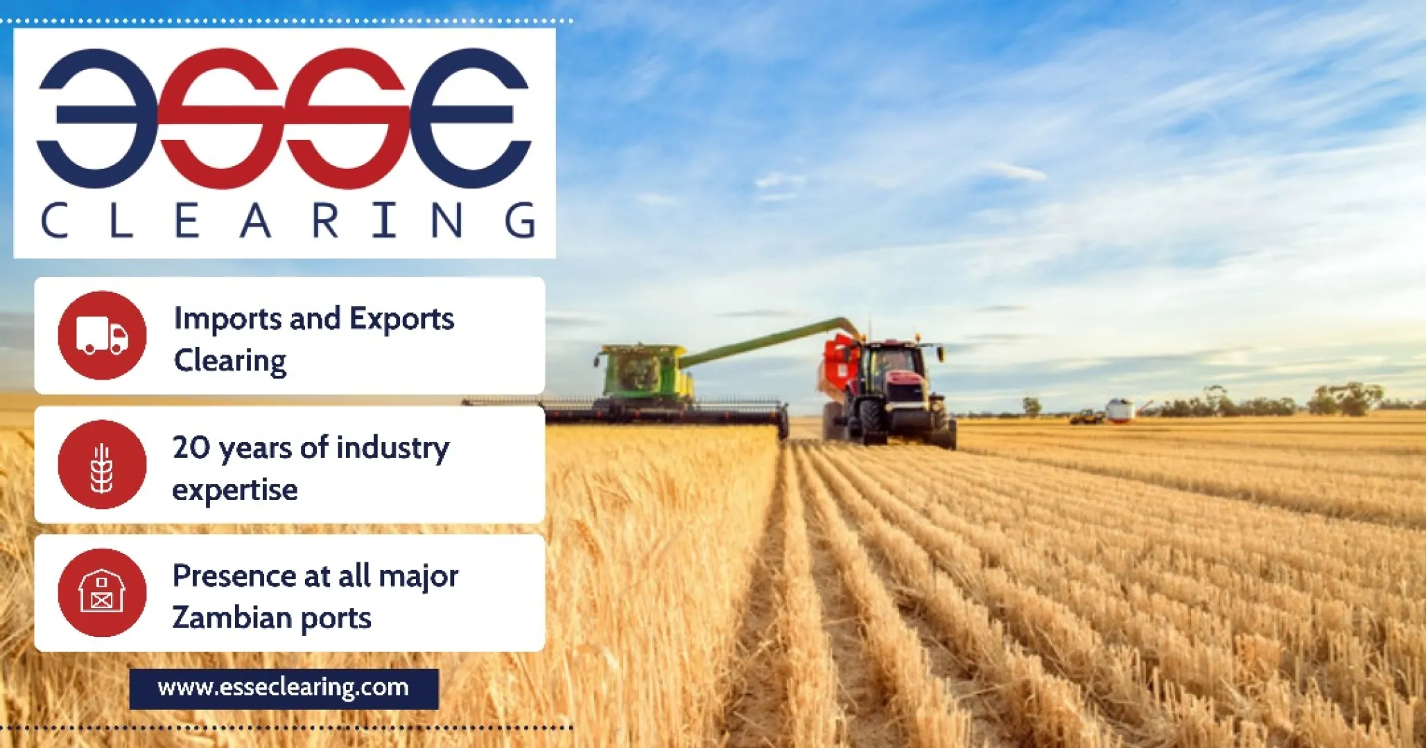 ESSE, imports and exports clearing