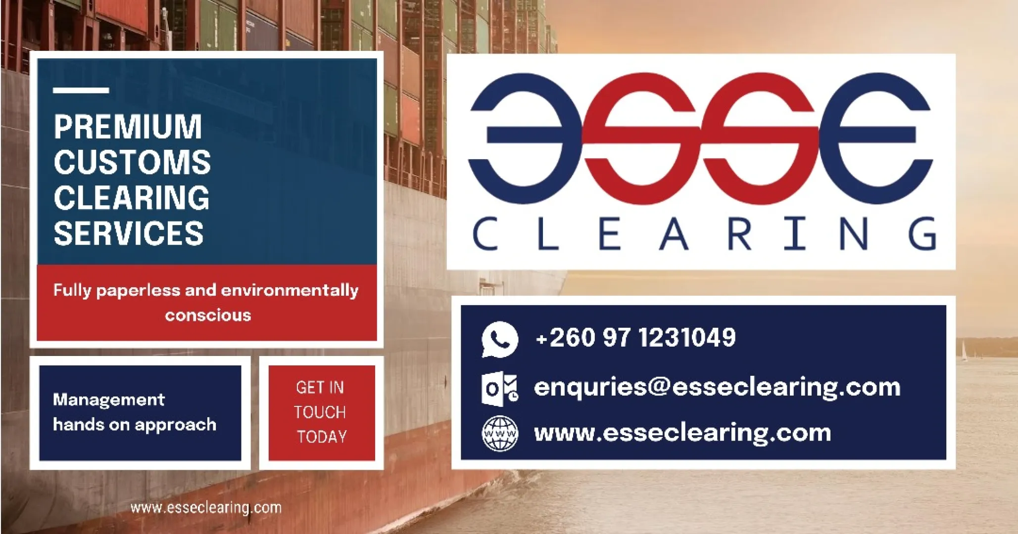 Premium customs clearing services | ESSE Clearing