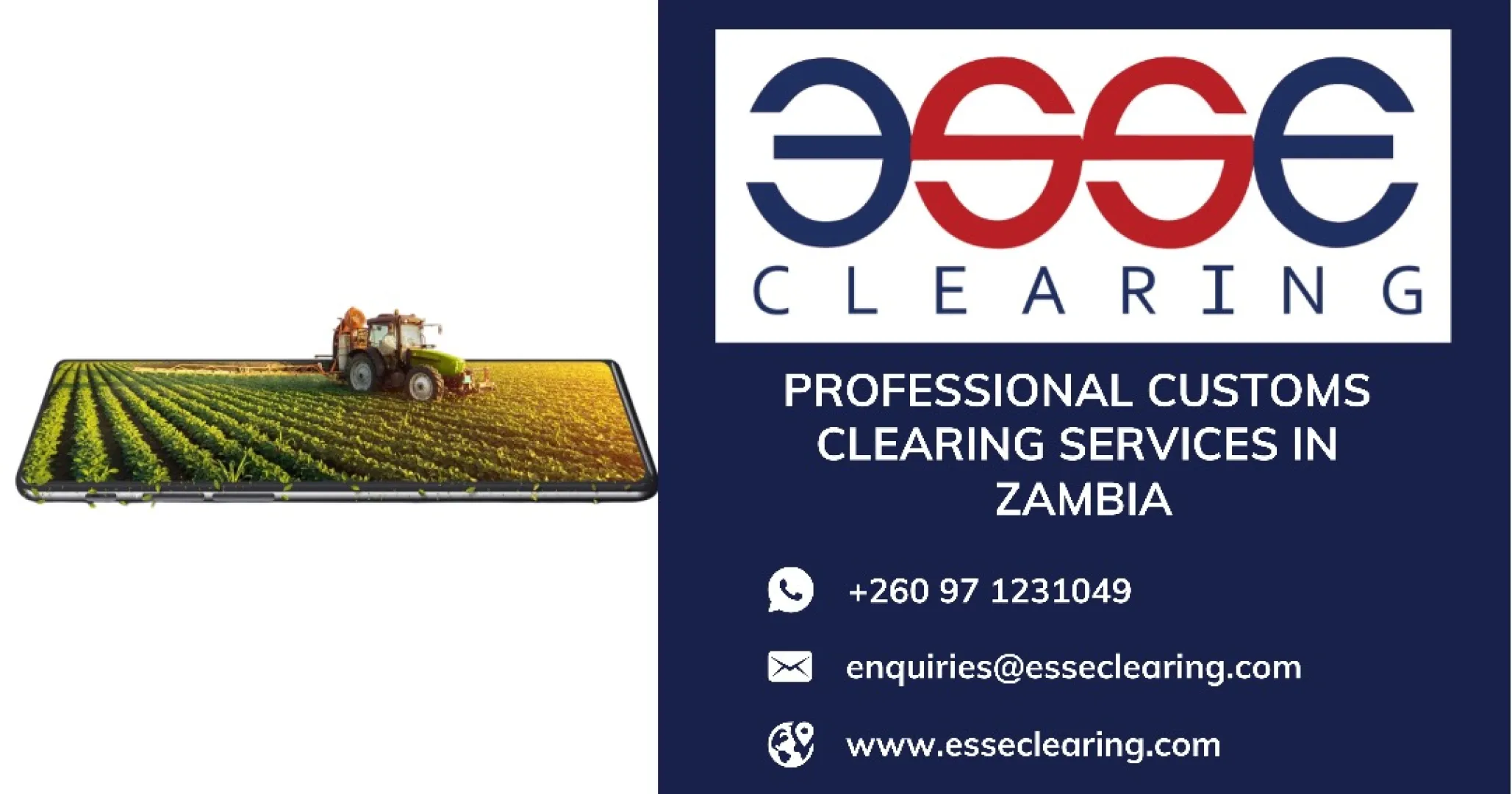 Professional customs clearing services in Zambia | ESSE Clearing
