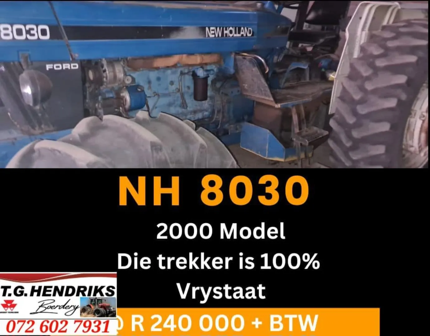 2000 New Holland 8030 | T.G. Hendriks