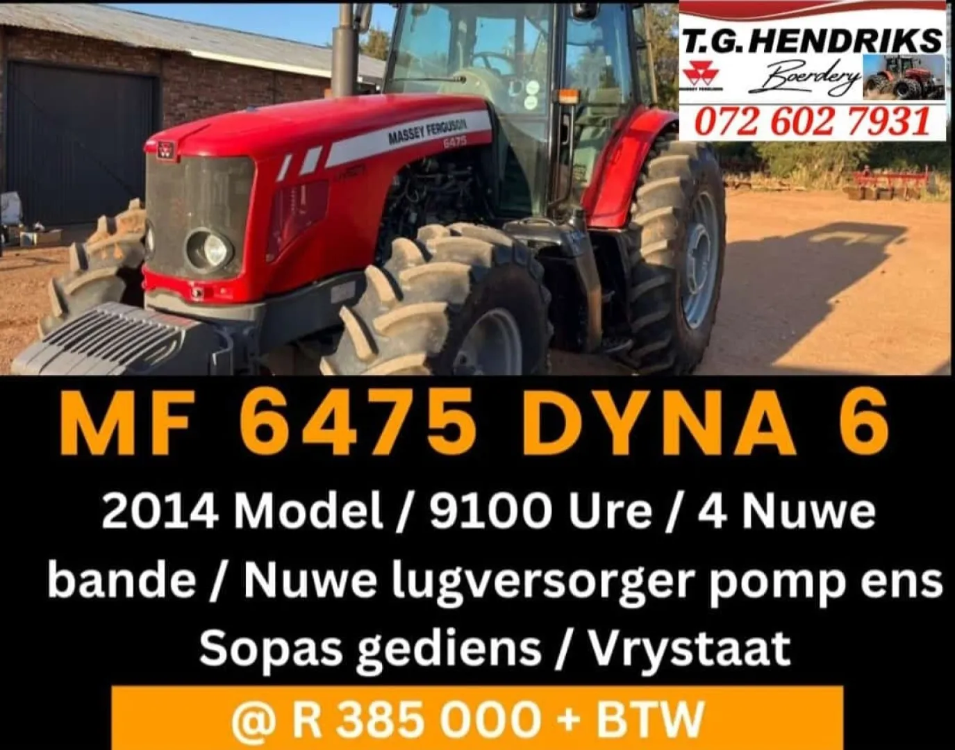 Massey Ferguson 6475 Dyna 6 | T.G. Hendriks