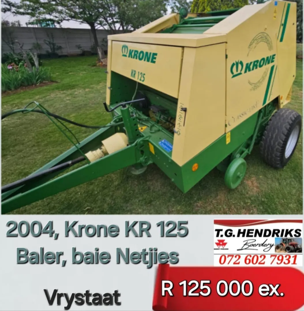 2004 Krone KR 125 Baler | T.G. Hendriks