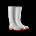 WAYNE GUMBOOTS WHITE WITH RED SOLE | Kentmaster