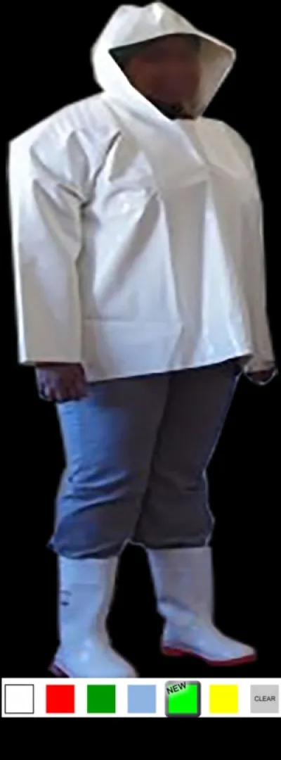 ECO-2SHOULDER REINFORCED LOADING JACKET WHITE | Kentmaster