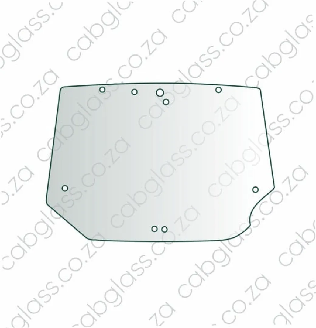REAR CAB GLASS / McCORMICK CX SERIES | Cabglass