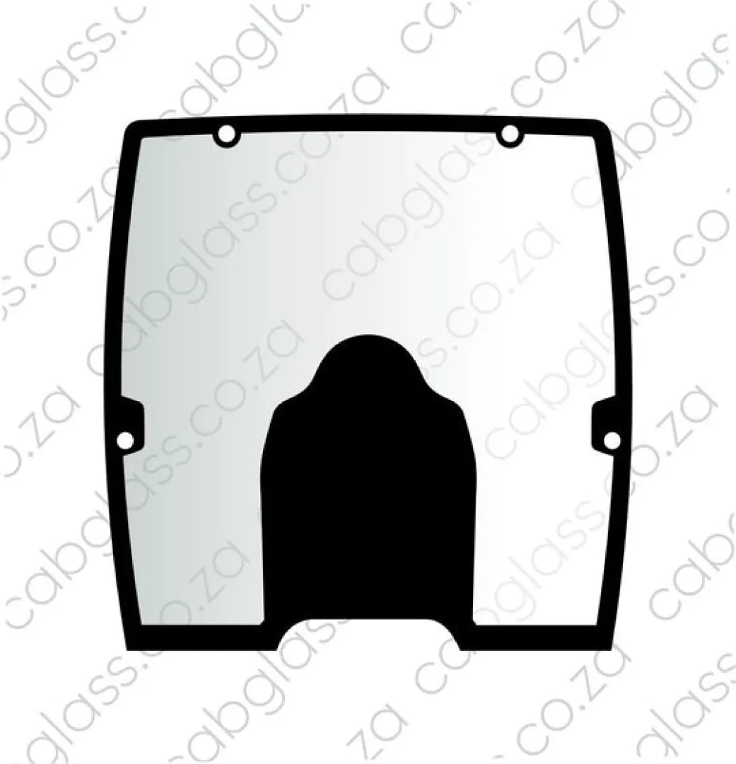 FRONT (upper wiper) | JOHN DEERE TRACTOR 6105R - 6250R | Cabglass