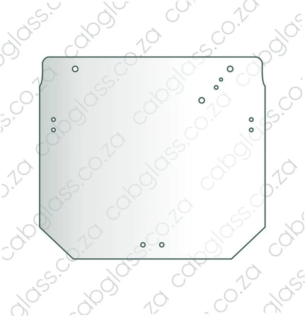 REAR CAB GLASS | JOHN DEERE TRACTOR 6100D - 6140D | Cabglass