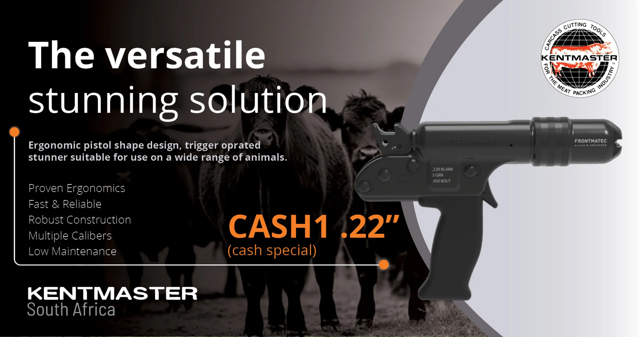 The versatile stunning solution | Cash1 .22" | Kentmaster