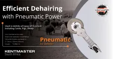 Efficient dehairing with Pneumatic air dehider power | Kentmaster