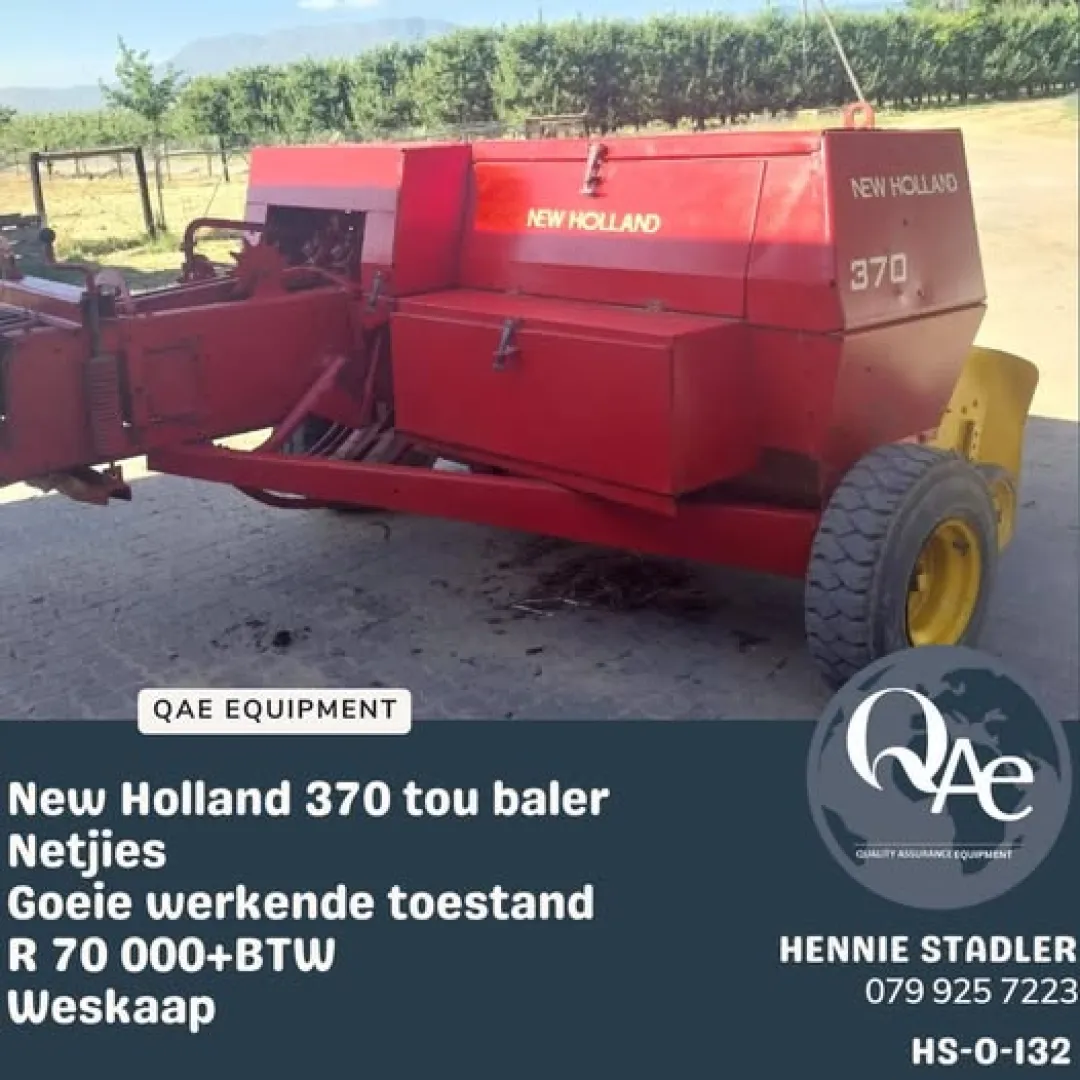 New Holland 370 | QAC Equipment