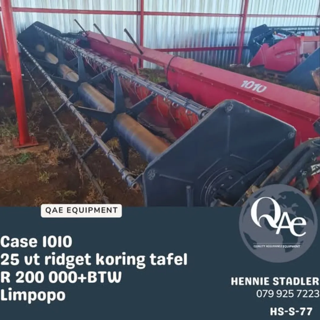 Case 1010 koring tafel | QAC Equipment