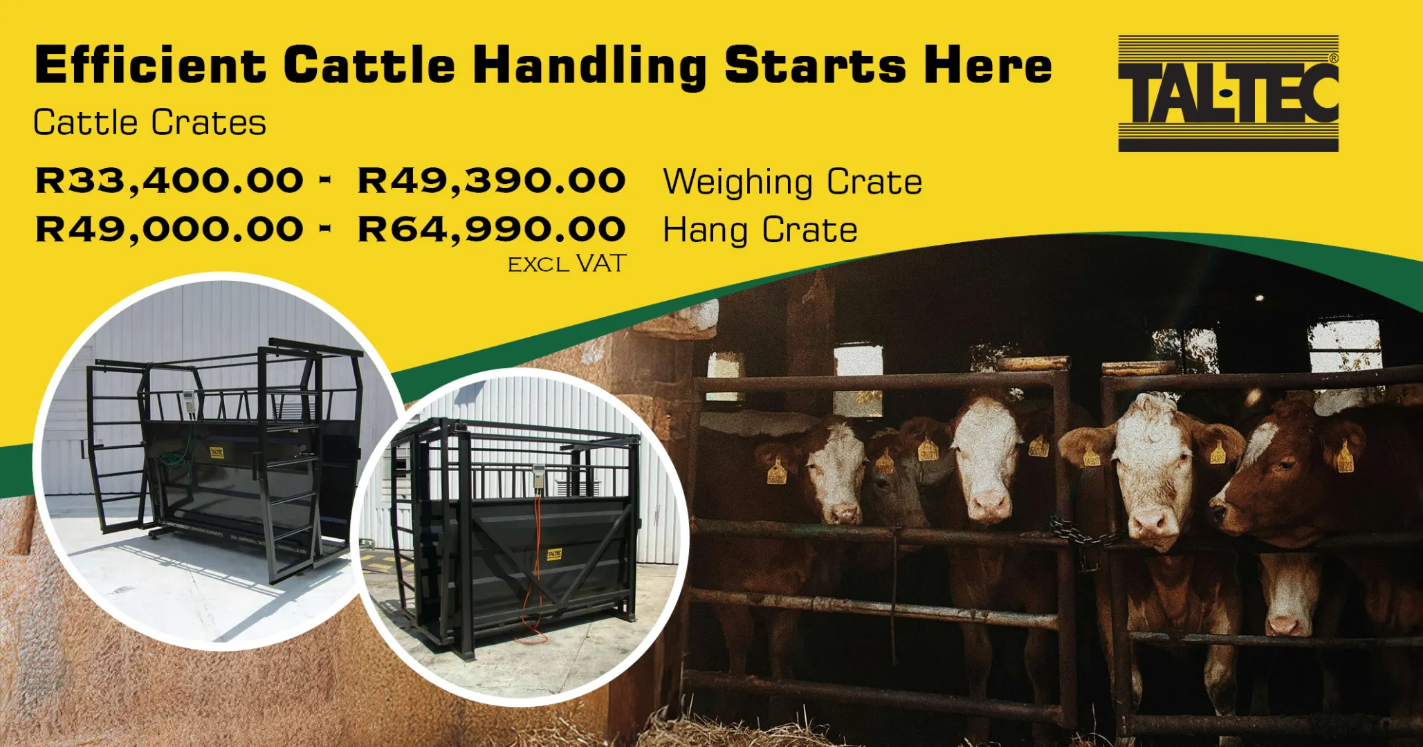 Efficient cattle handling starts here | Cattle crates | Tal-Tec