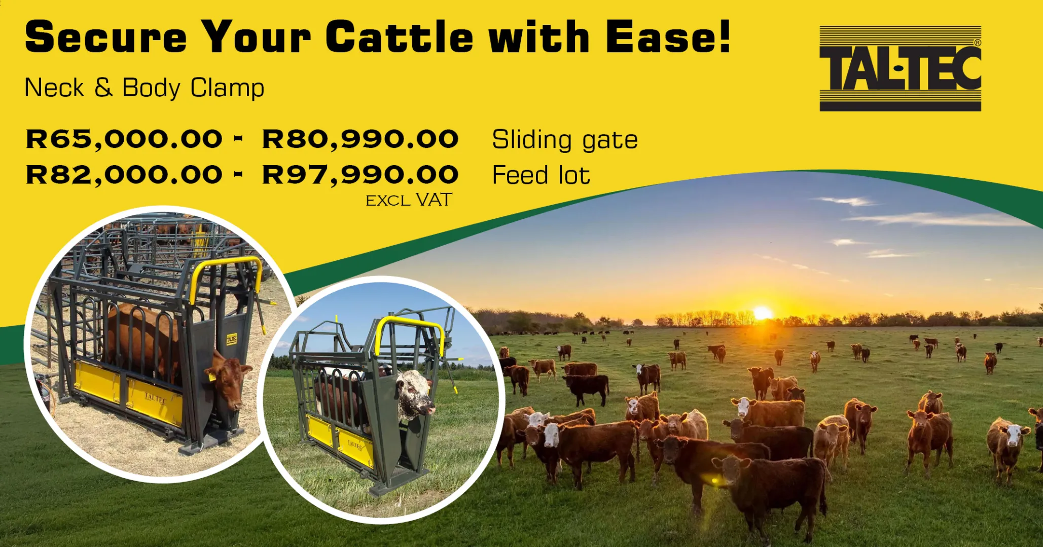 Secure your cattle with ease! | Neck &amp; body clamp | Tal-Tec
