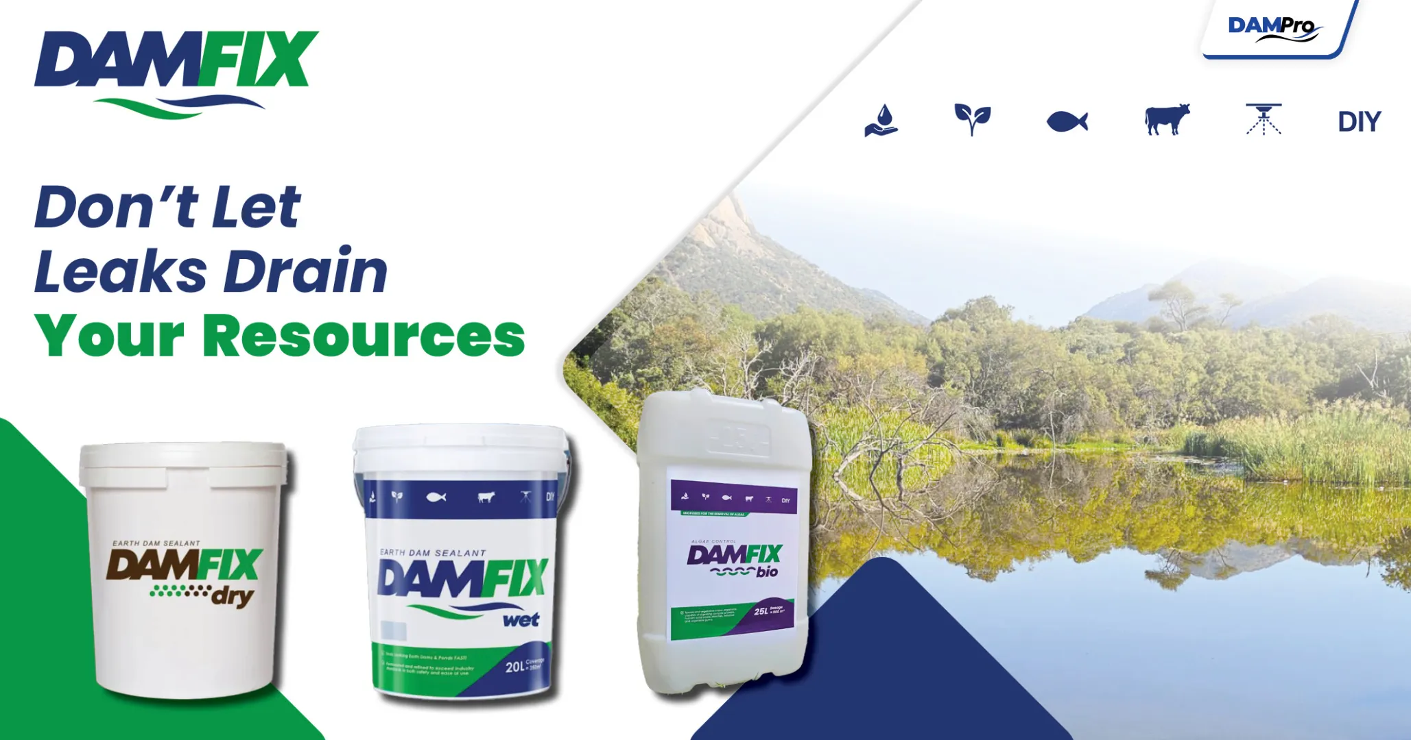 DamFix | Don't let leaks drain your resources | DamPro